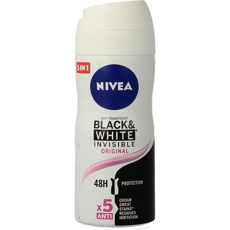 Nivea Deodorant Black & White Clear Spray
