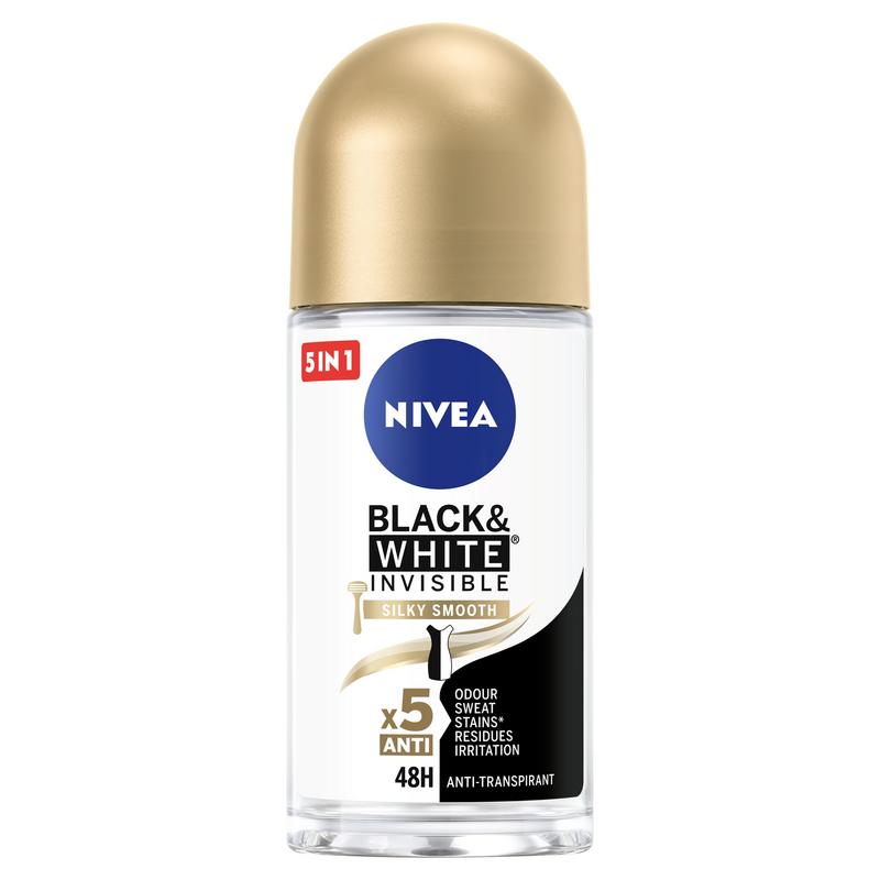 Nivea Deodorant Black & White Smooth Roller