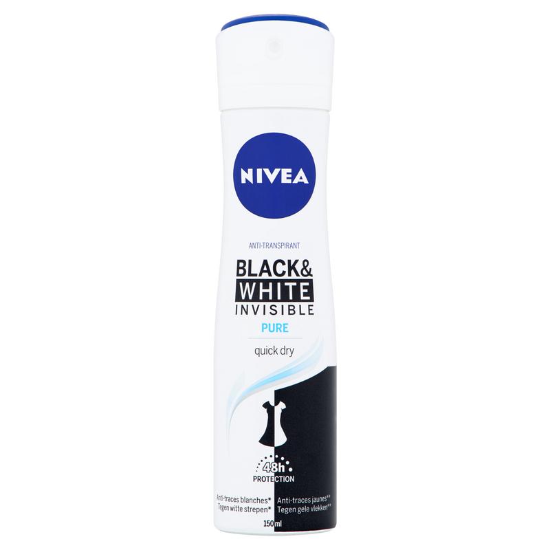 Nivea Deodorant Invisible Black & White Pure