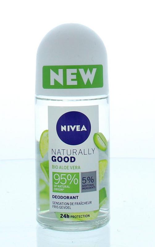 Nivea Deodorant Roller Naturally Good Aloe Vera