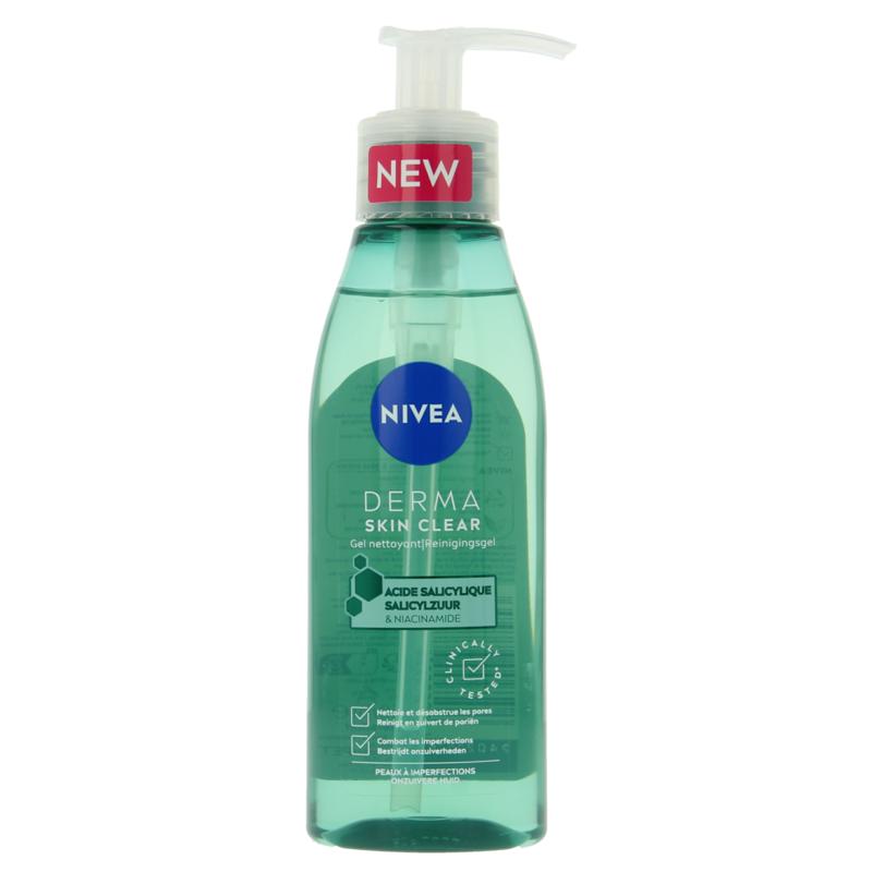 Nivea Derma Skin Clear Wash Gel