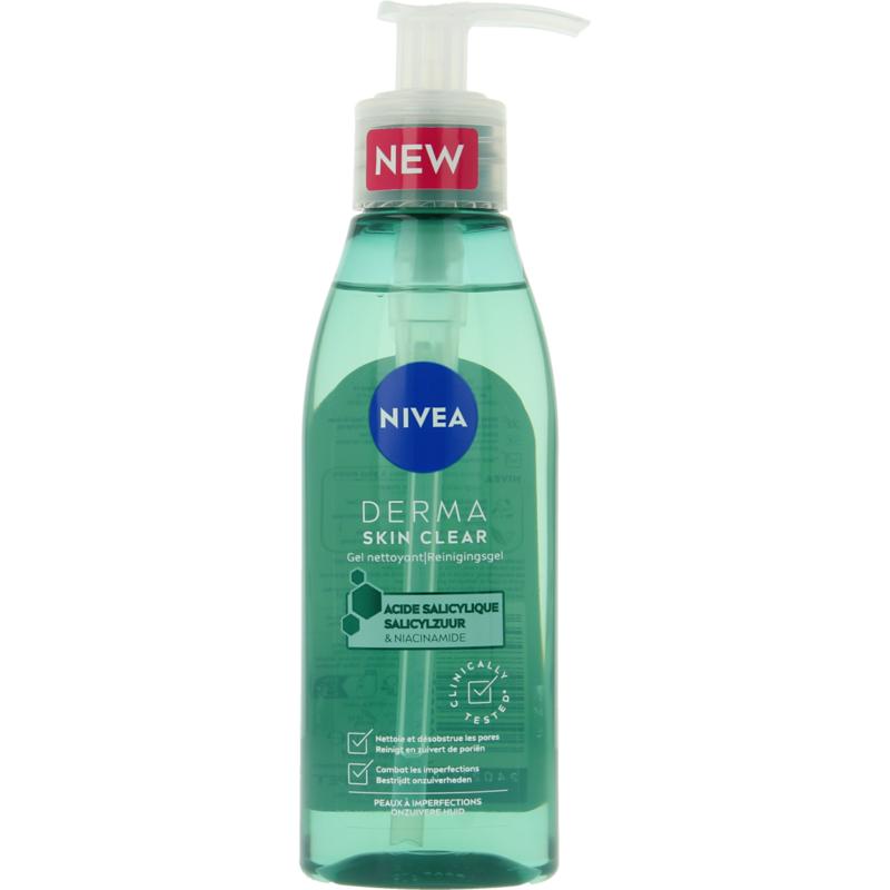 Nivea Derma Skin Clear Wash Gel