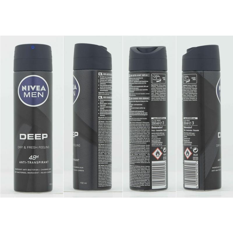 Nivea Men Deodorant Deep Spray
