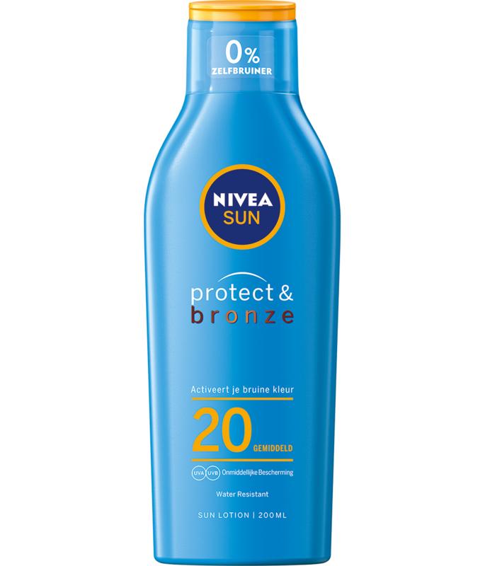 Nivea Sun Protect & Bronze Zonnemelk Spf20