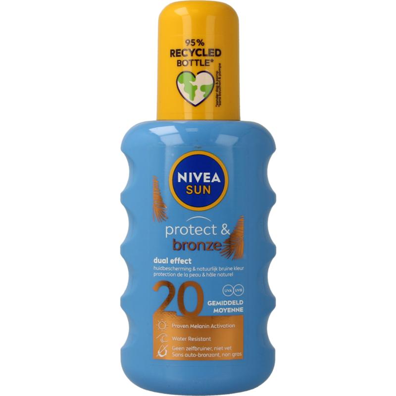 Nivea Sun Protect & Bronze Zonnespray Spf20