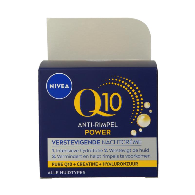 Nivea Visage Anti-Rimpel Nachtcreme Q10+
