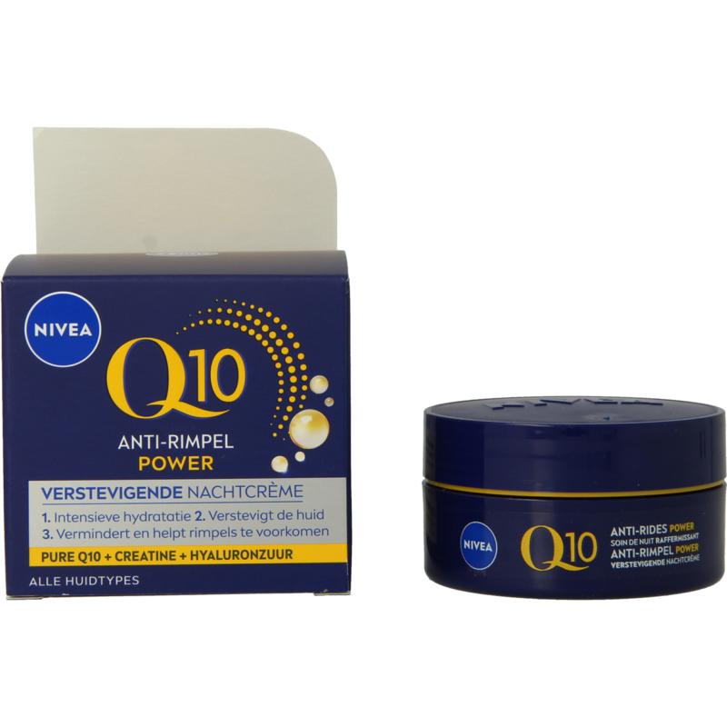 Nivea Visage Anti-Rimpel Nachtcreme Q10+