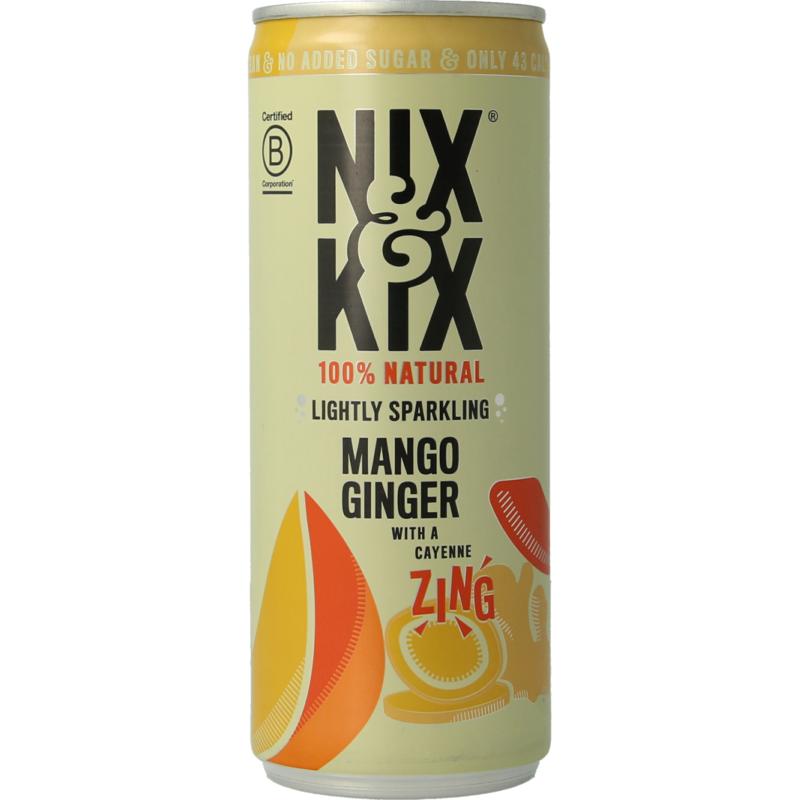 Nix & Kix Mango Ginger Blikje
