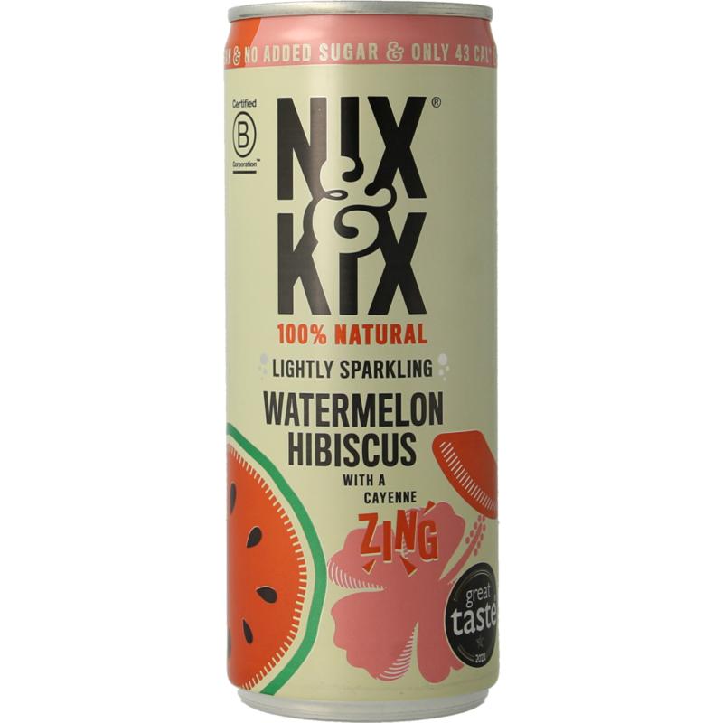 Nix & Kix Watermelon Hibiscus Blikje
