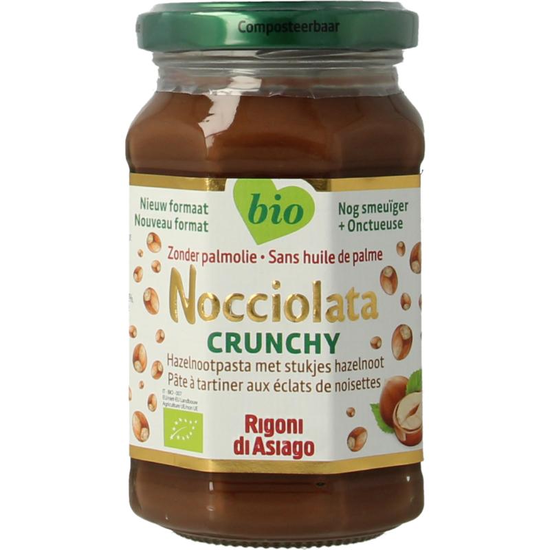 Nocciolata Hazelnootpasta Crunchy Bio