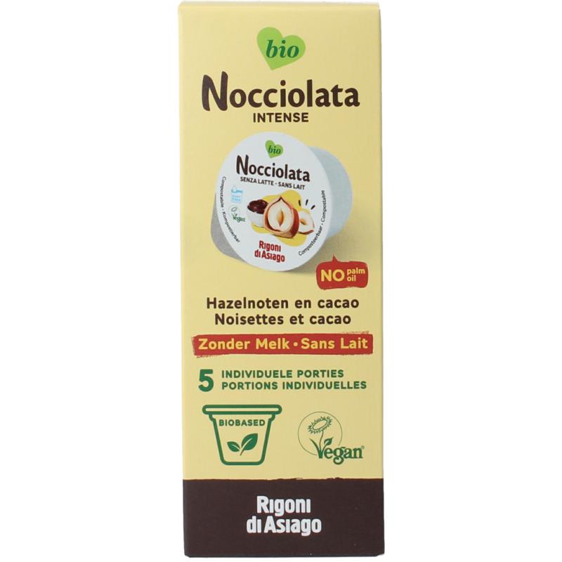 Nocciolata Intense Vegan Cups 5 X 20Gram Bio