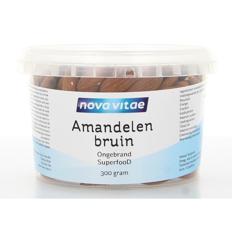 Nova Vitae Amandelen Bruin Ongebrand