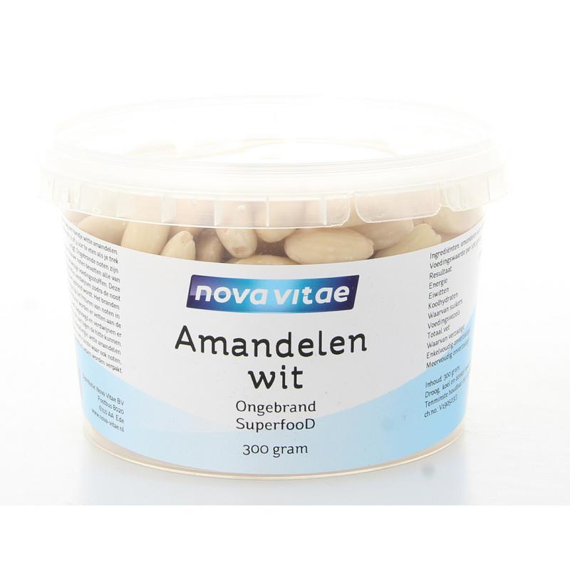 Nova Vitae Amandelen Wit Ongebrand Raw