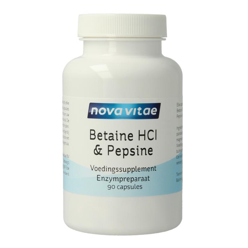 Nova Vitae Betaine Hci Met Pepsine