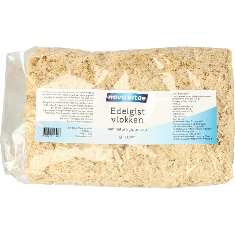 Nova Vitae Edelgistvlokken Glutenvrij