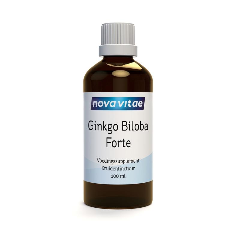 Nova Vitae Ginkgo Biloba Forte (Tempelboom) Kruidentinctuur