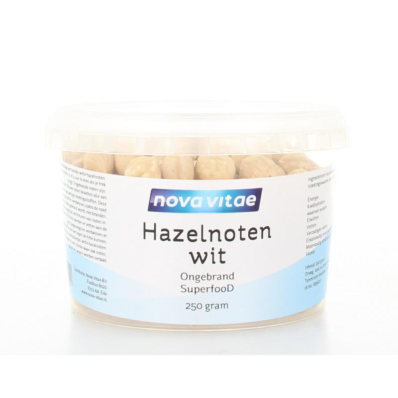 Nova Vitae Hazelnoten Wit Ongebrand Raw