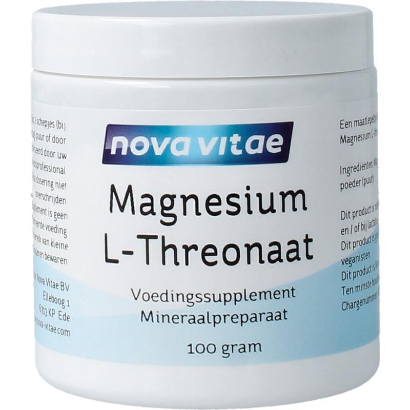 Nova Vitae Magnesium L-Threonaat Poeder