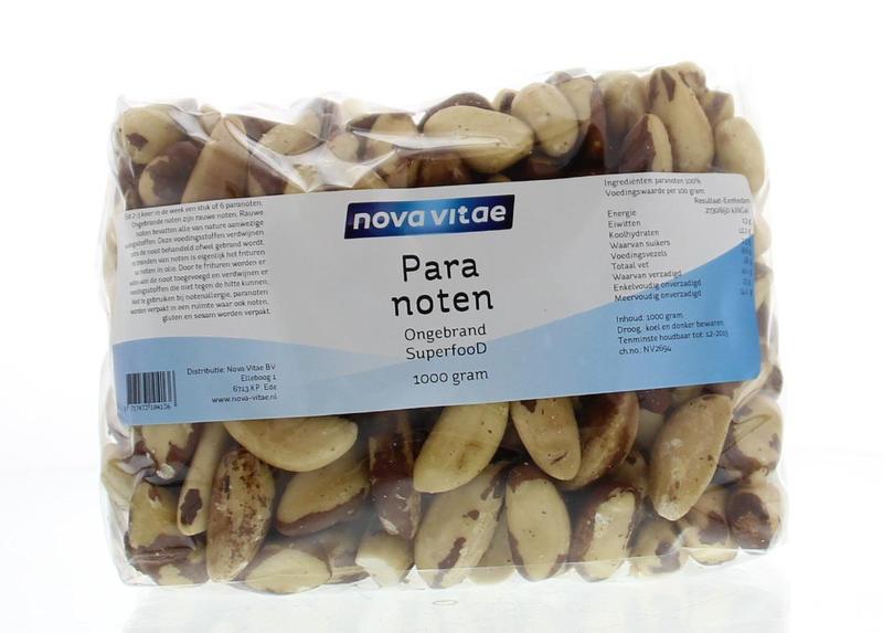 Nova Vitae Paranoten Ongebrand Raw