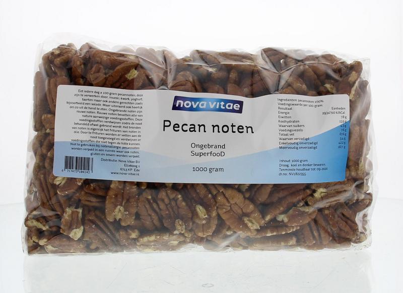 Nova Vitae Pecannoten Ongebrand Raw