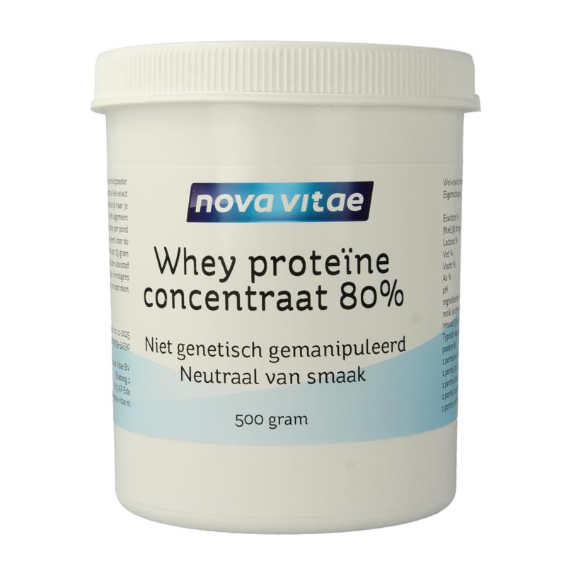 Nova Vitae Whey Proteine Concentraat 80%