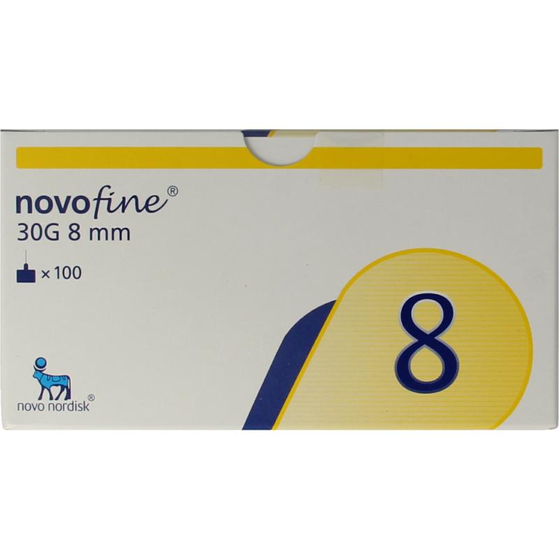 Novo Nordisk Novofine Naalden 0.30 X 8 Mm 30 Gram
