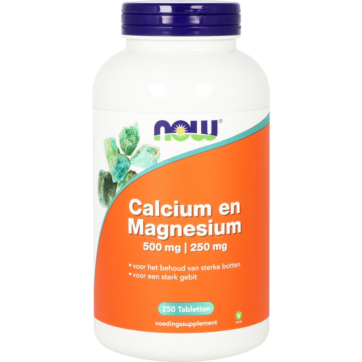Now Calcium 500Mg Magnesium 250Mg