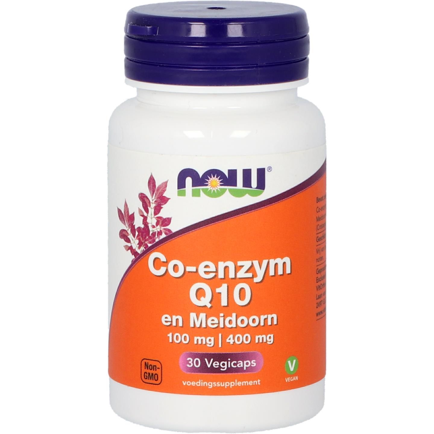 Now Co-Q10 100Mg Met Meidoorn