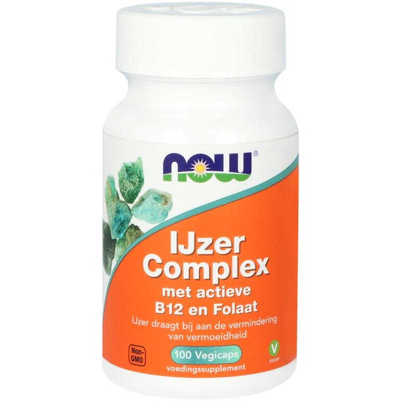 Now Ijzer Complex Met Actieve B12 En Folaat