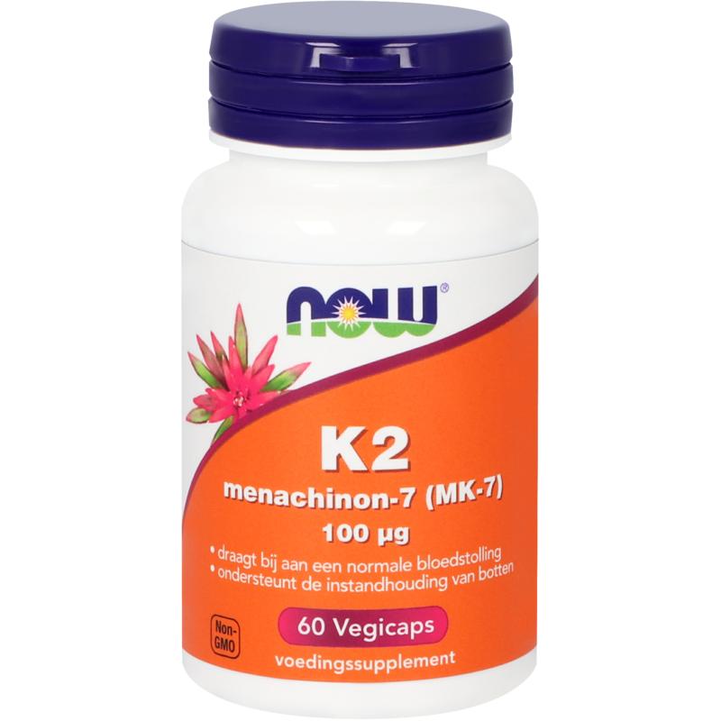 Now K2 Menachinon-7 (Mk-7) 100Mcg