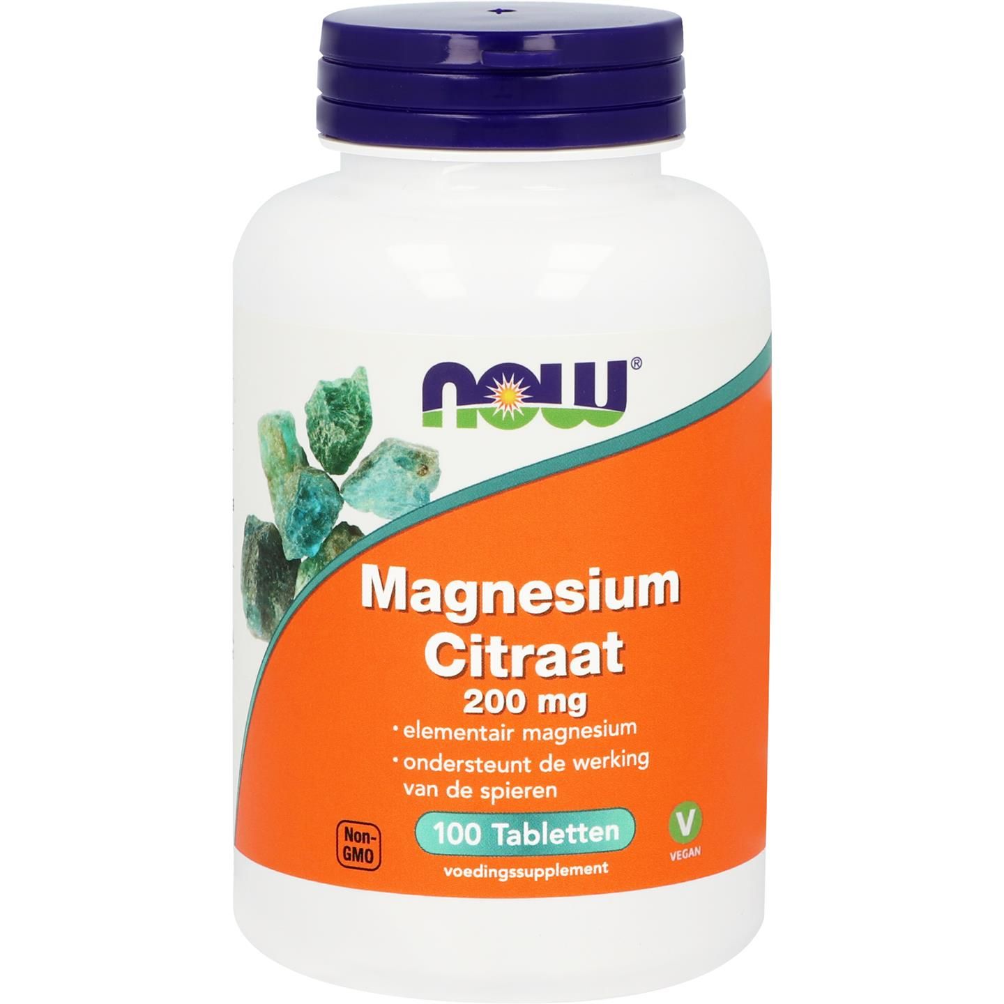 Now Magnesium Citraat 200Mg