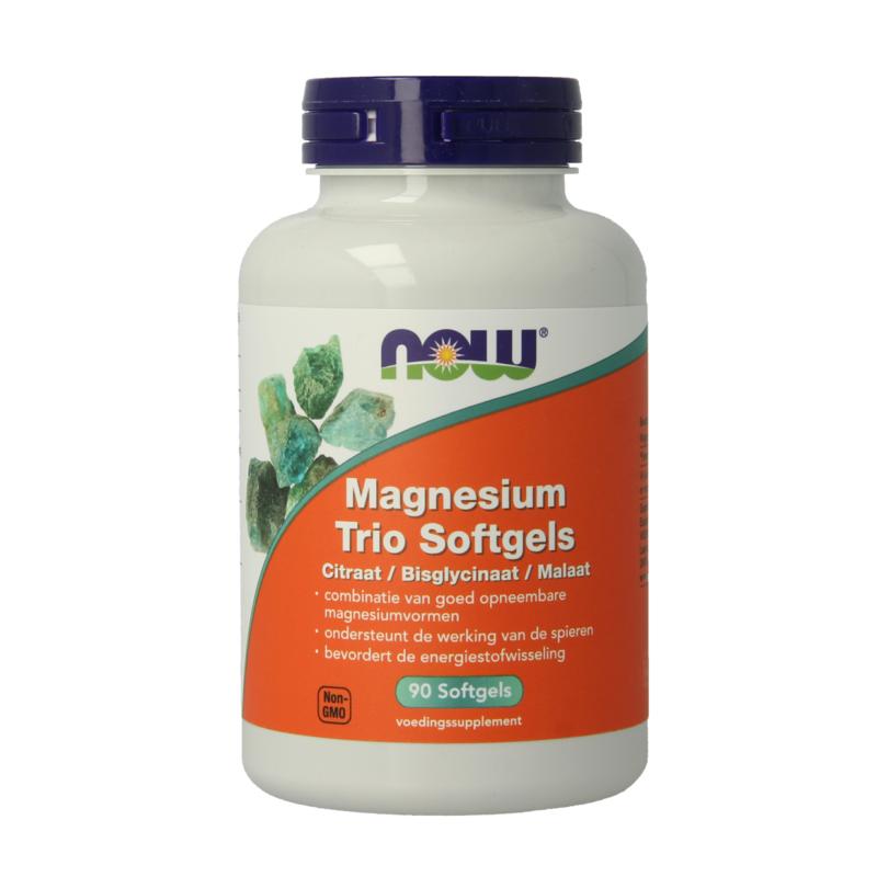 Now Magnesium Trio Softgels