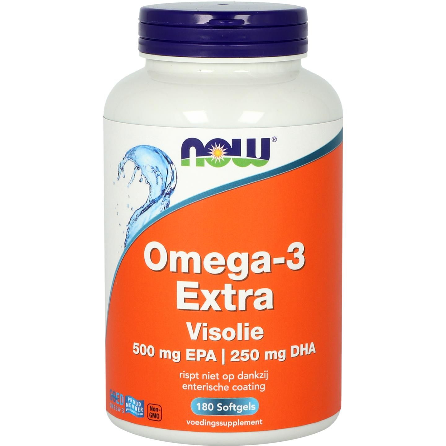 Now Omega 3 Extra Visolie 500Mg