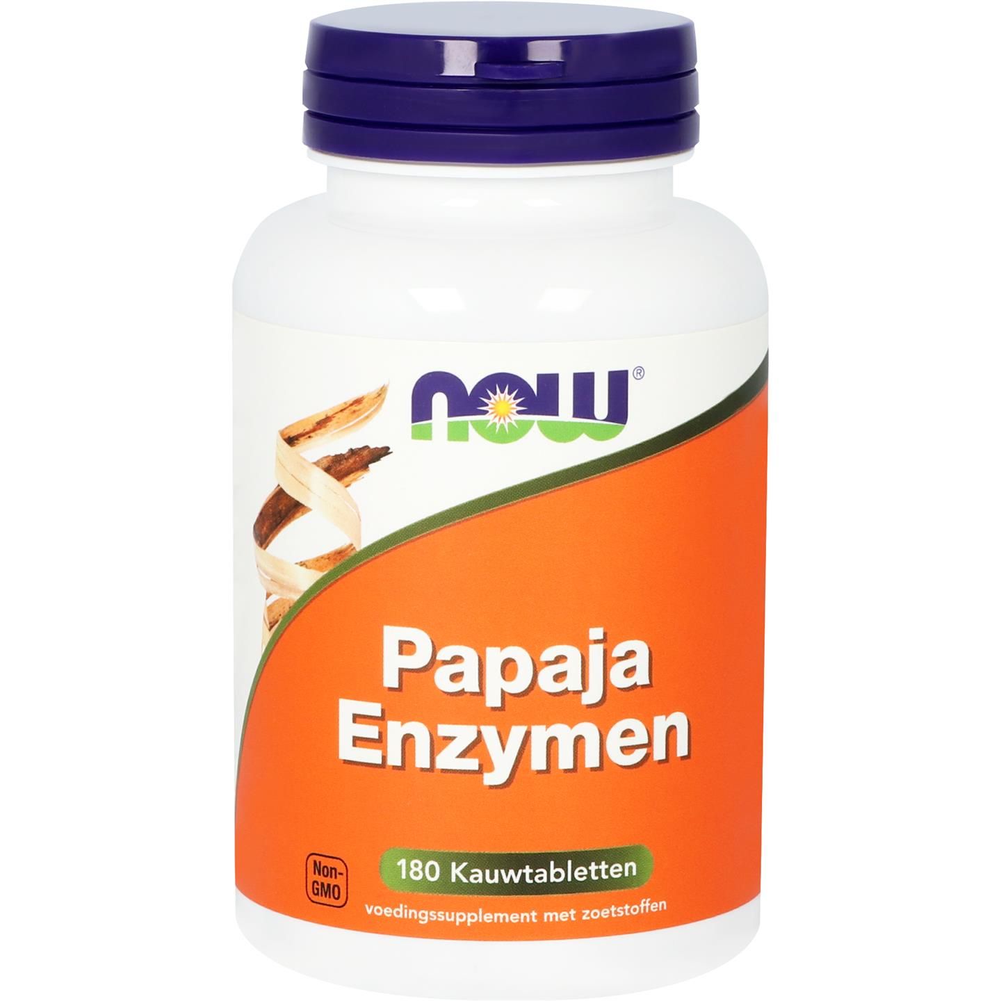 Now Papaya Enzymen Kauwtabletten
