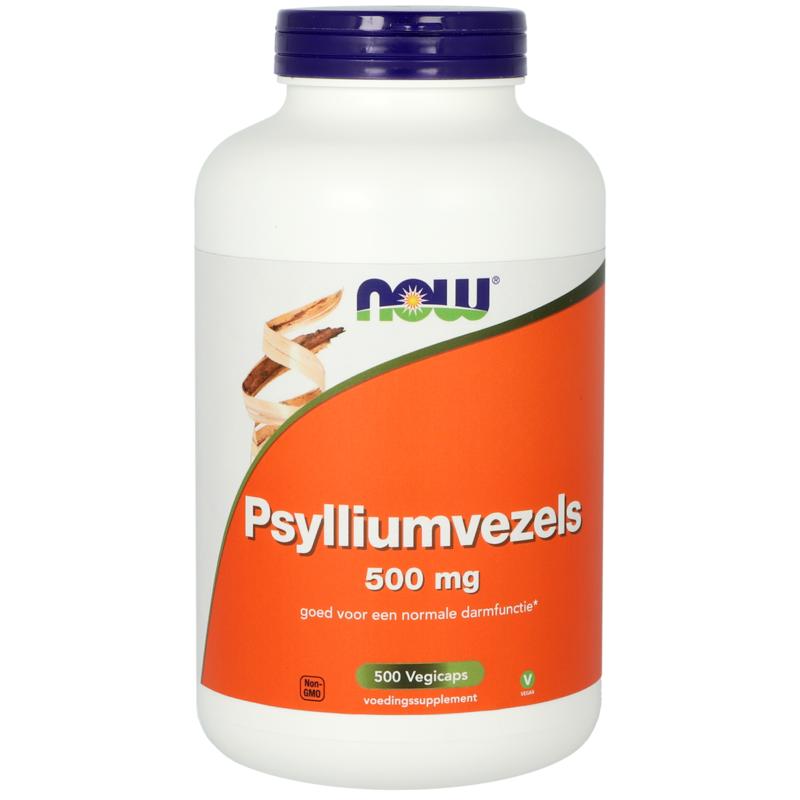 Now Psylliumvezels 500Mg