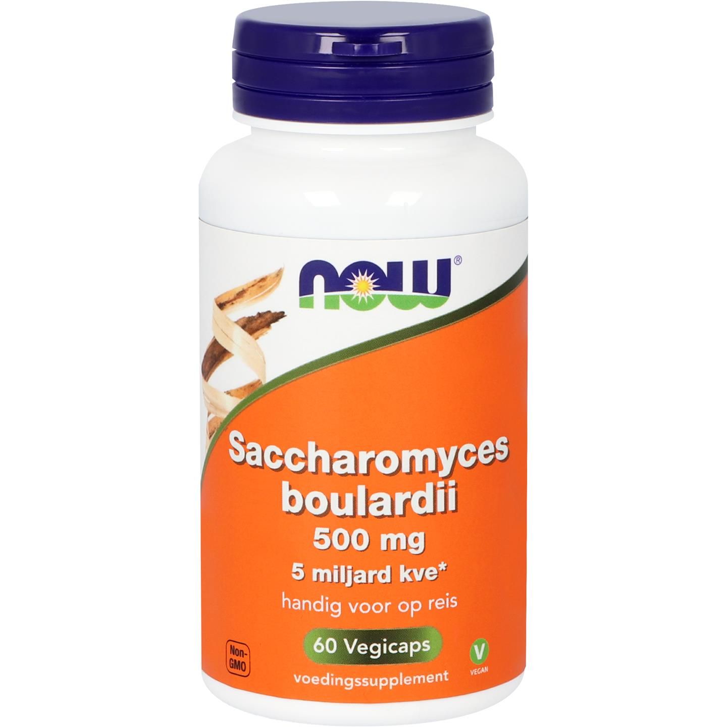 Now Saccharomyces Boulardii 500Mg