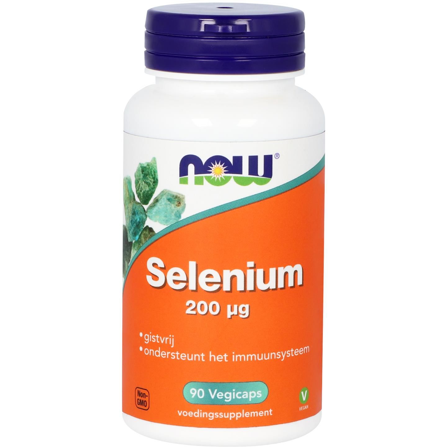 Now Selenium Gistvrij 200Mcg