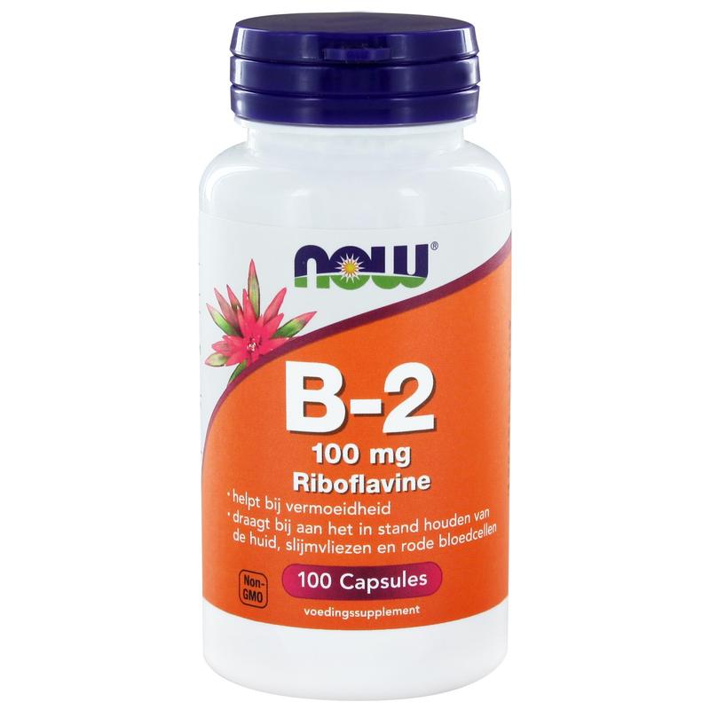 Now Vitamine B2 100Mg