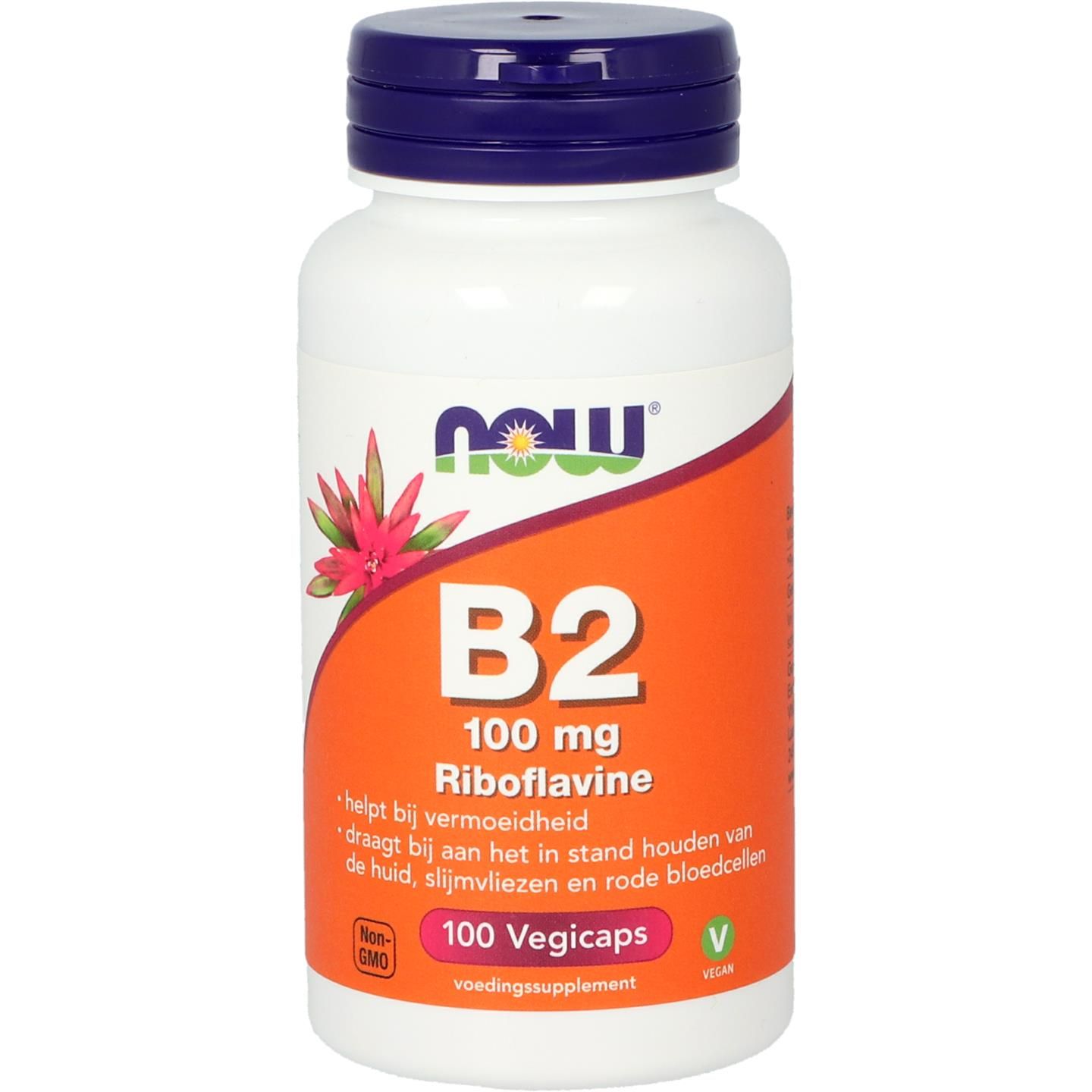 Now Vitamine B2 100Mg