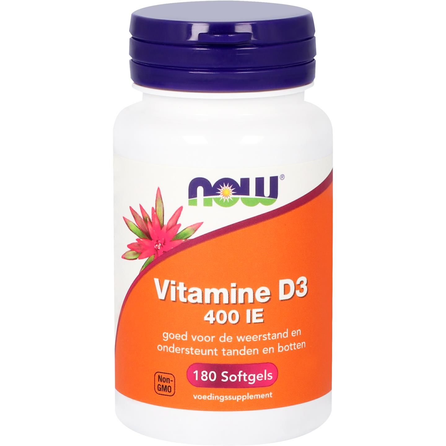 Now Vitamine D3 400Ie