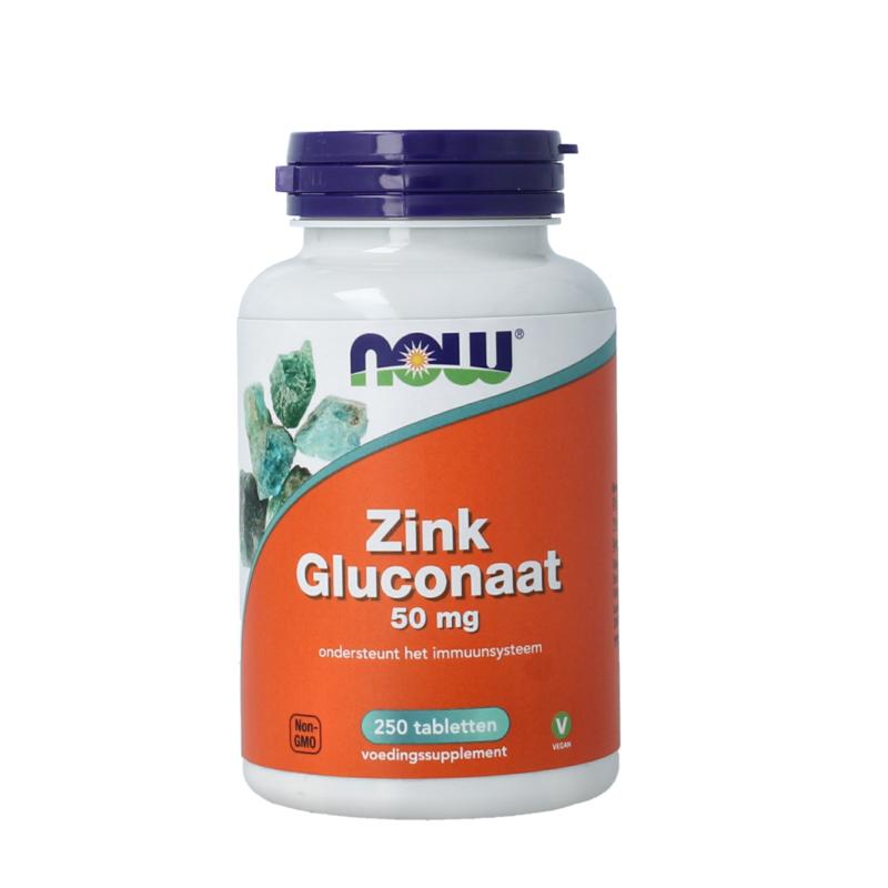 Now Zink Glucoraat 50Mg