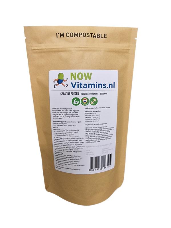 Nowvitamins.Nl Creatine Monohydraat