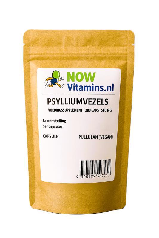 Nowvitamins.Nl Psylliumvezels 500Mg