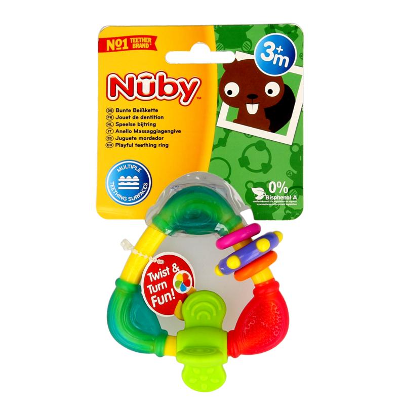 Nuby Bijtfiguur Driehoekig Hard En Zacht