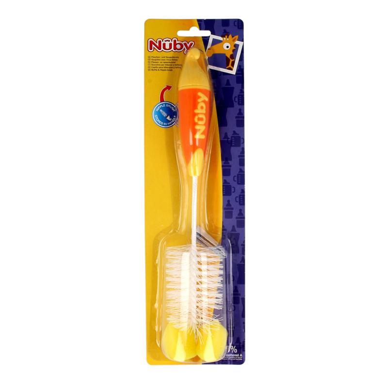 Nuby Flessenborstel Met Kleine Speenborstel & Sponsje