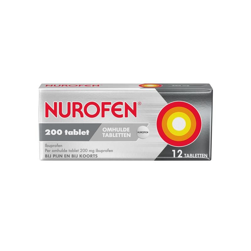 Nurofen Ibuprofen 200Mg Omhulde Tabletten