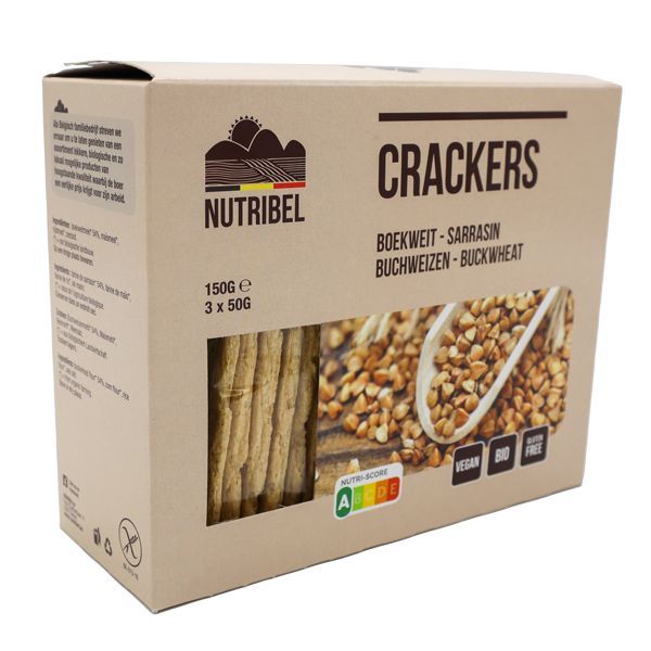Nutribel Crackers Boekweit Bio