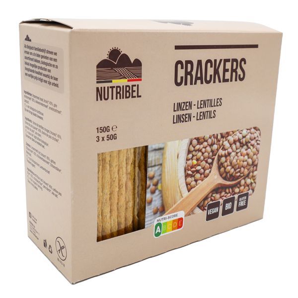Nutribel Crackers Linzen Bio