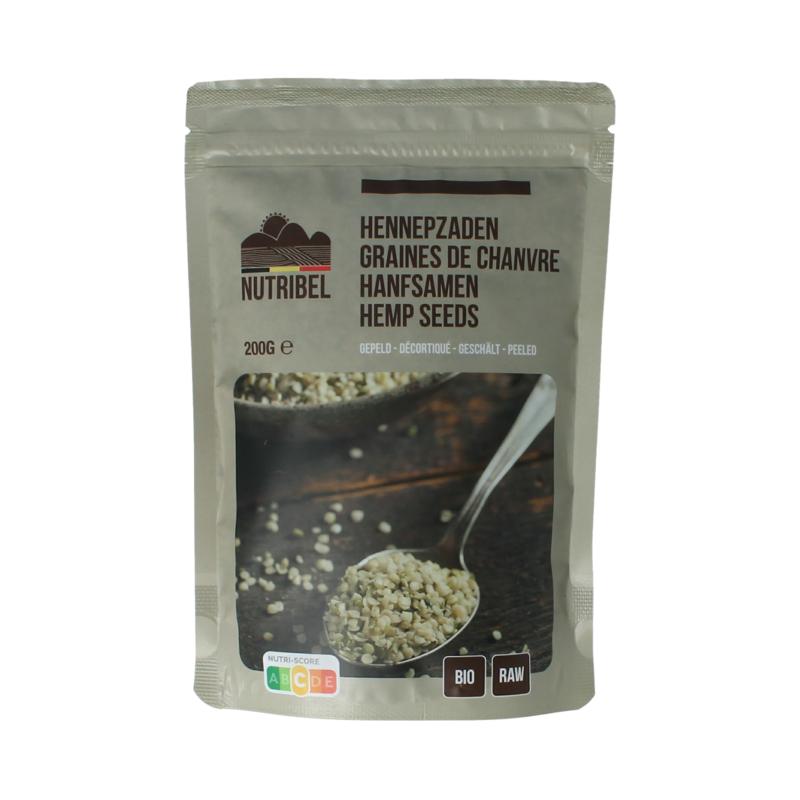Nutribel Hennepzaad Gepeld Raw Bio