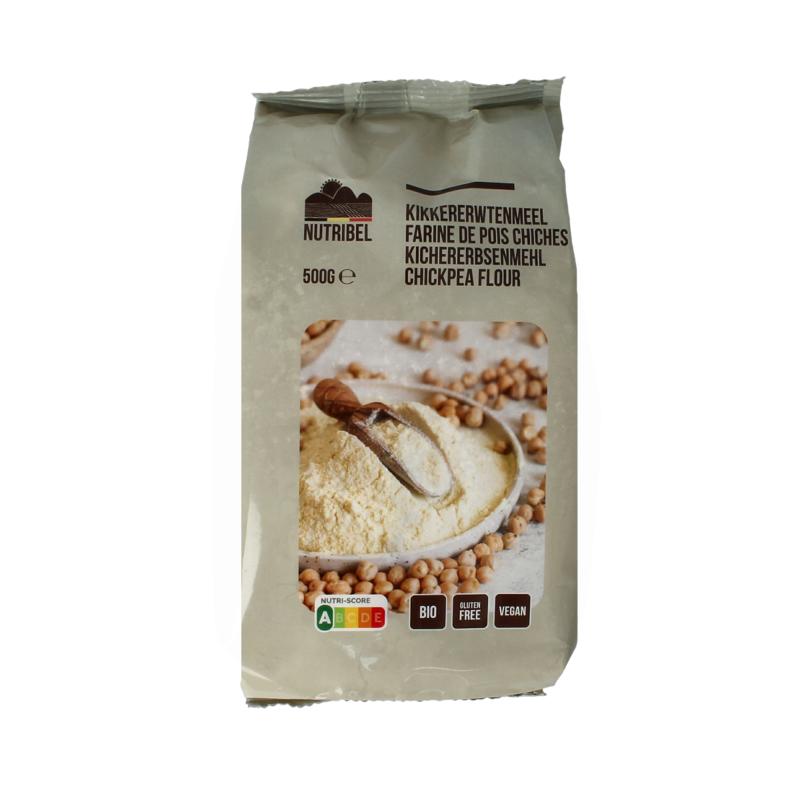 Nutribel Kikkererwtenmeel Glutenvrij Bio